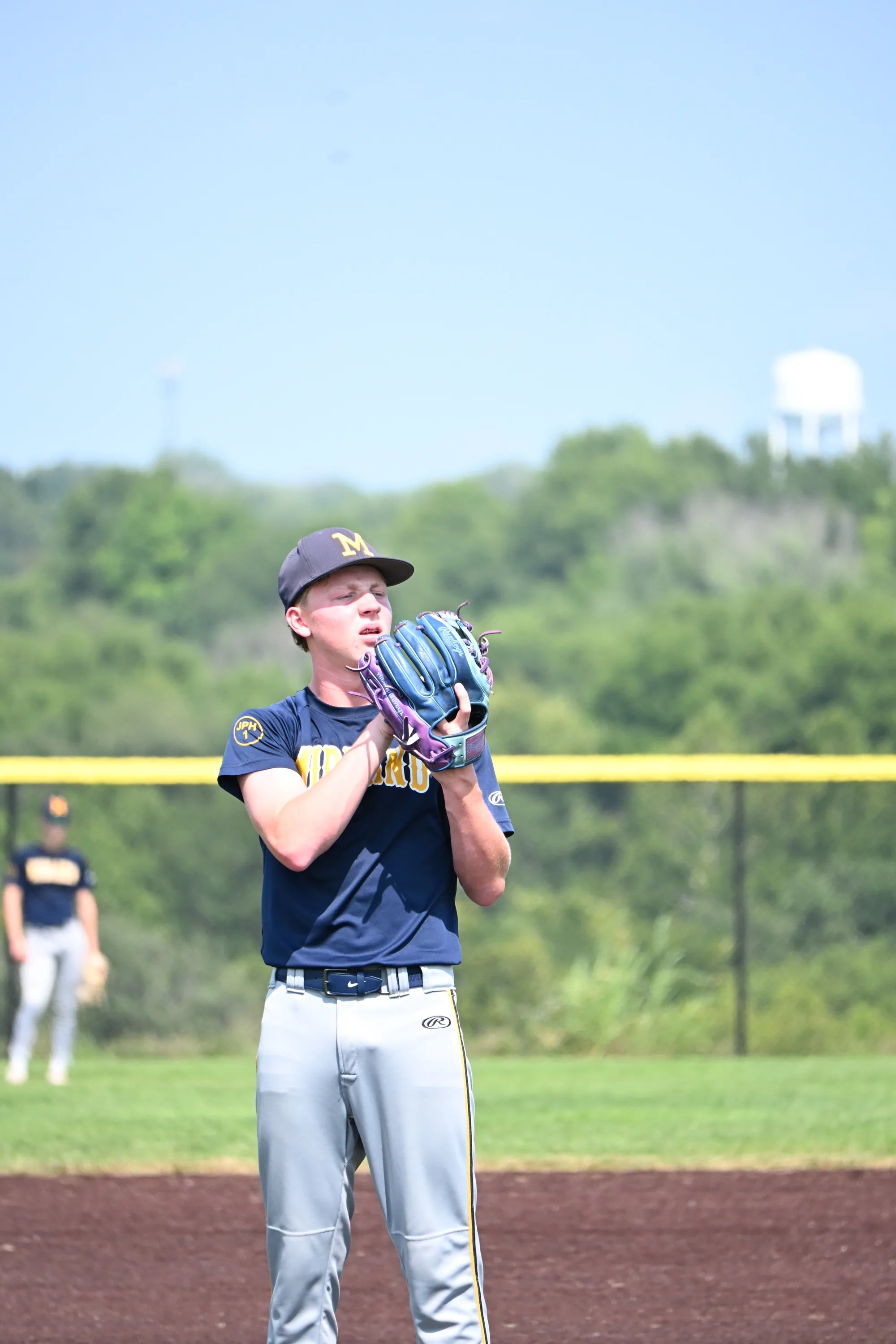 Midland Pitching Portrait